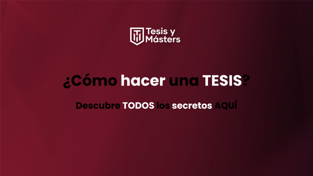 cómo hacer una tesis
