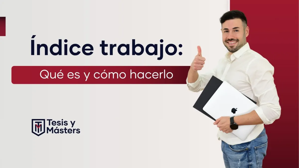 Índice trabajo: qué es, cómo hacerlo y ejemplos prácticos