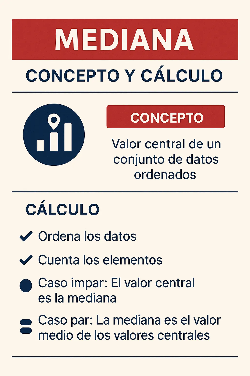 ¿Qué es la Mediana? Concepto y cálculos