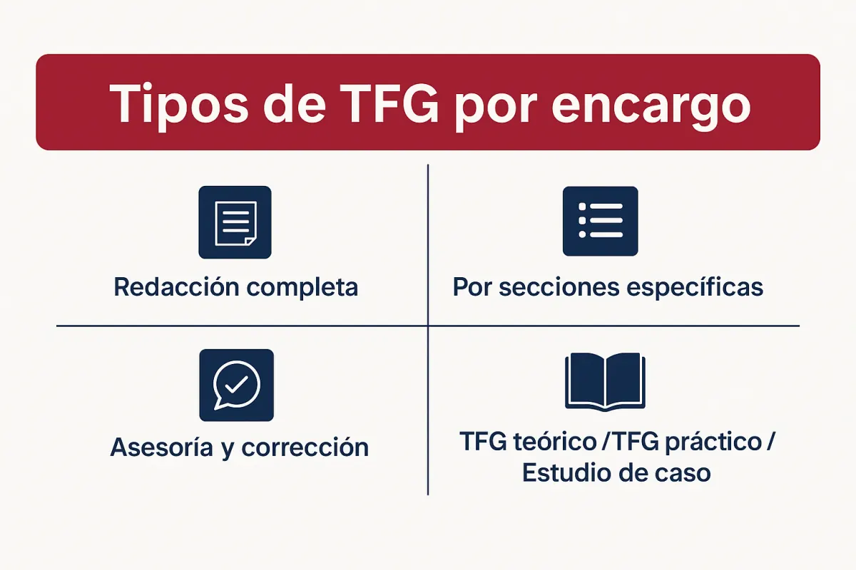 Tipos de TFG por encargo