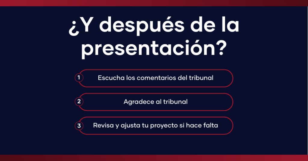 Cómo hacer una buena presentación de TFM