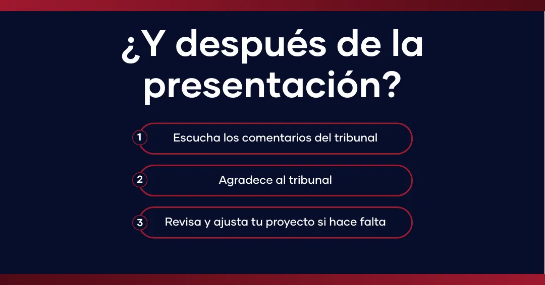 Cómo hacer una buena presentación de TFM