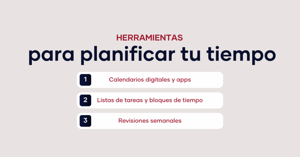 Cómo organizar el tiempo para el TFG