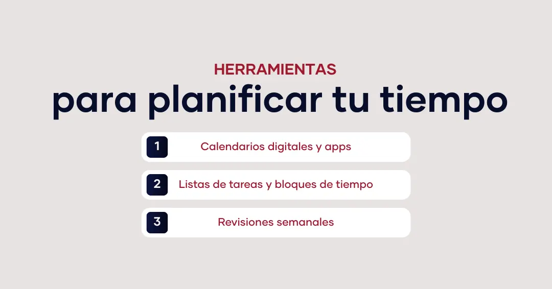 Cómo organizar el tiempo para el TFG