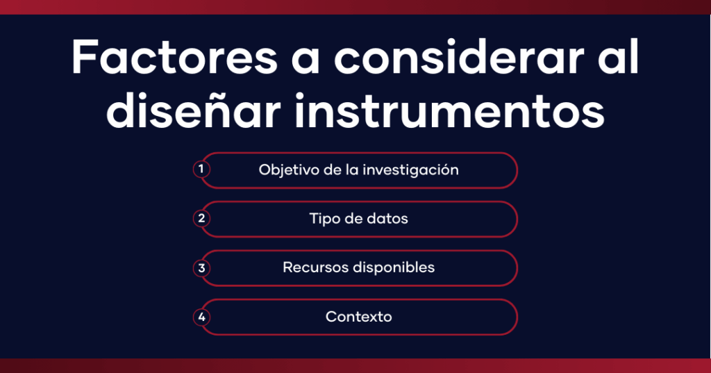 Instrumentos de recolección de datos